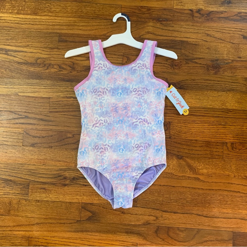 Girls Gymnastics Leopard Print Pull-On Leotard Cat & Jack Pink & Purple 
NWT NEW - Picture 10 of 16